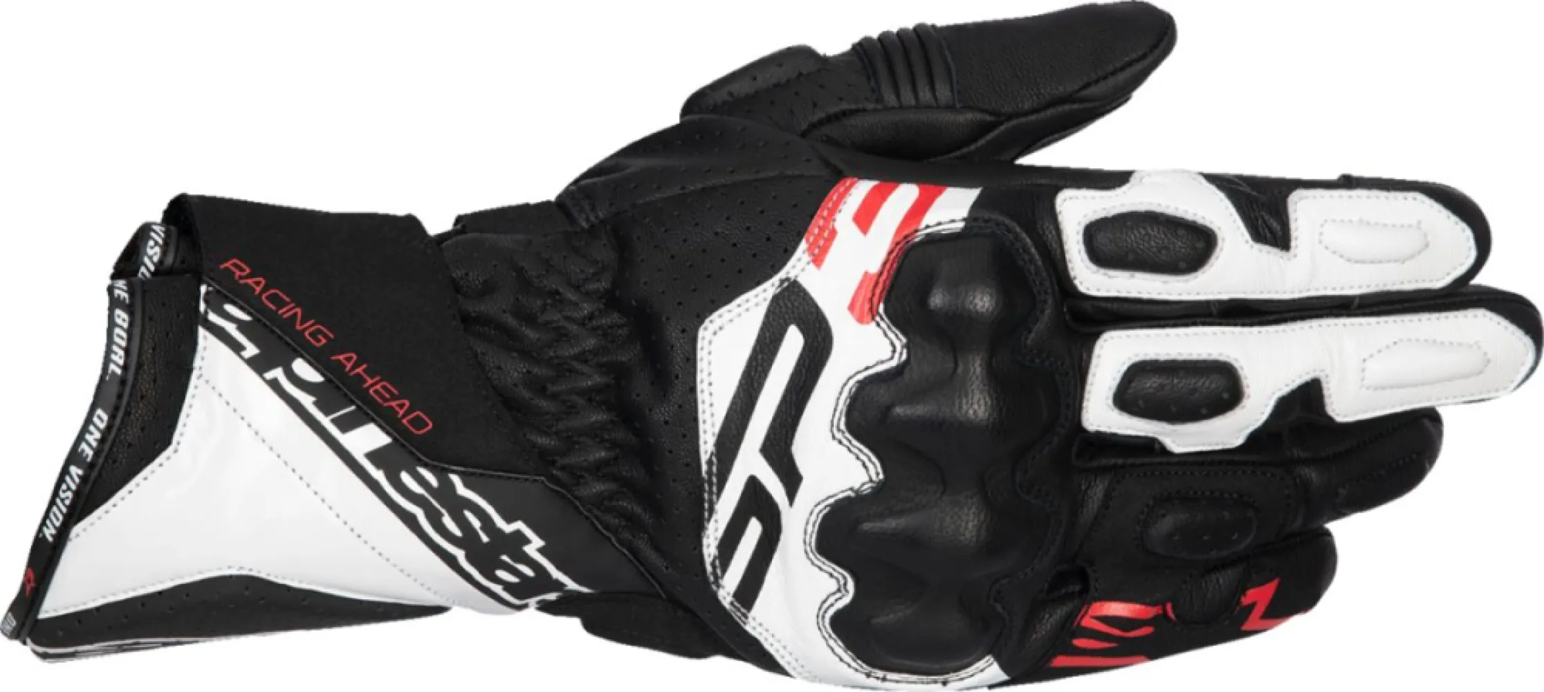 ALPINESTARS (ROAD) - GLOVE SP-3 BLK/WHT/RD FLUO L - 33014907