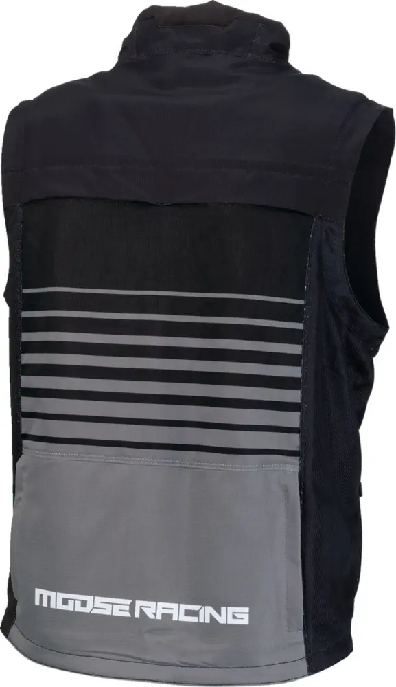 MOOSE OFFROAD SOFT-GOODS - VEST MOTO MOOSE BK/GY SM - 28300638