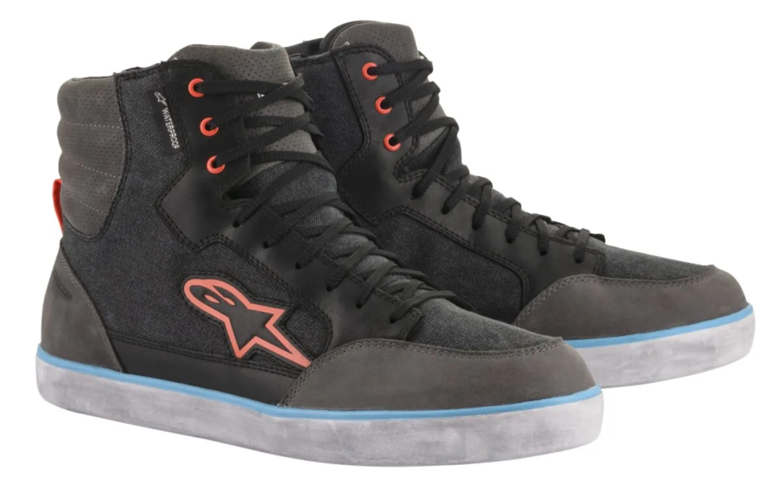 ALPINESTARS (ROAD) - SHOE J-6 WP BK/GY/BL 8 - 34052410