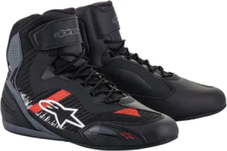 ALPINESTARS (ROAD) - SHOE FAST3-RK BLK/GY/RED 9 - 34052708