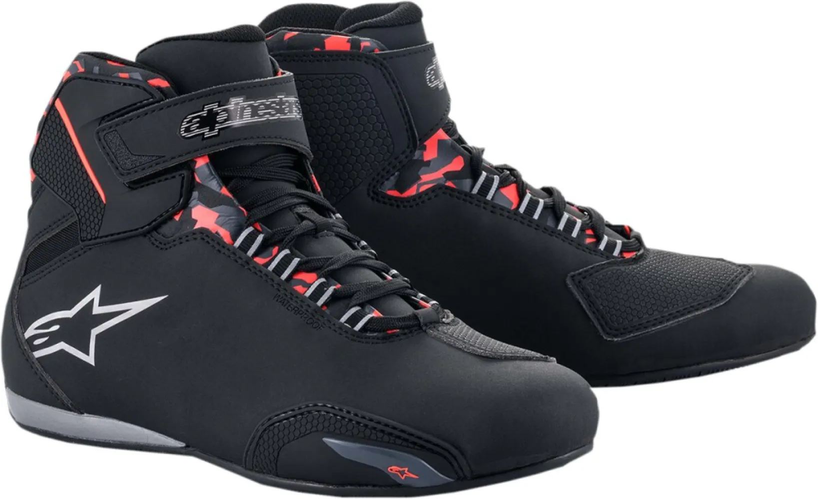 ALPINESTARS (ROAD) - SHOE SEKTOR WP BK/G/RD 13 - 34053009