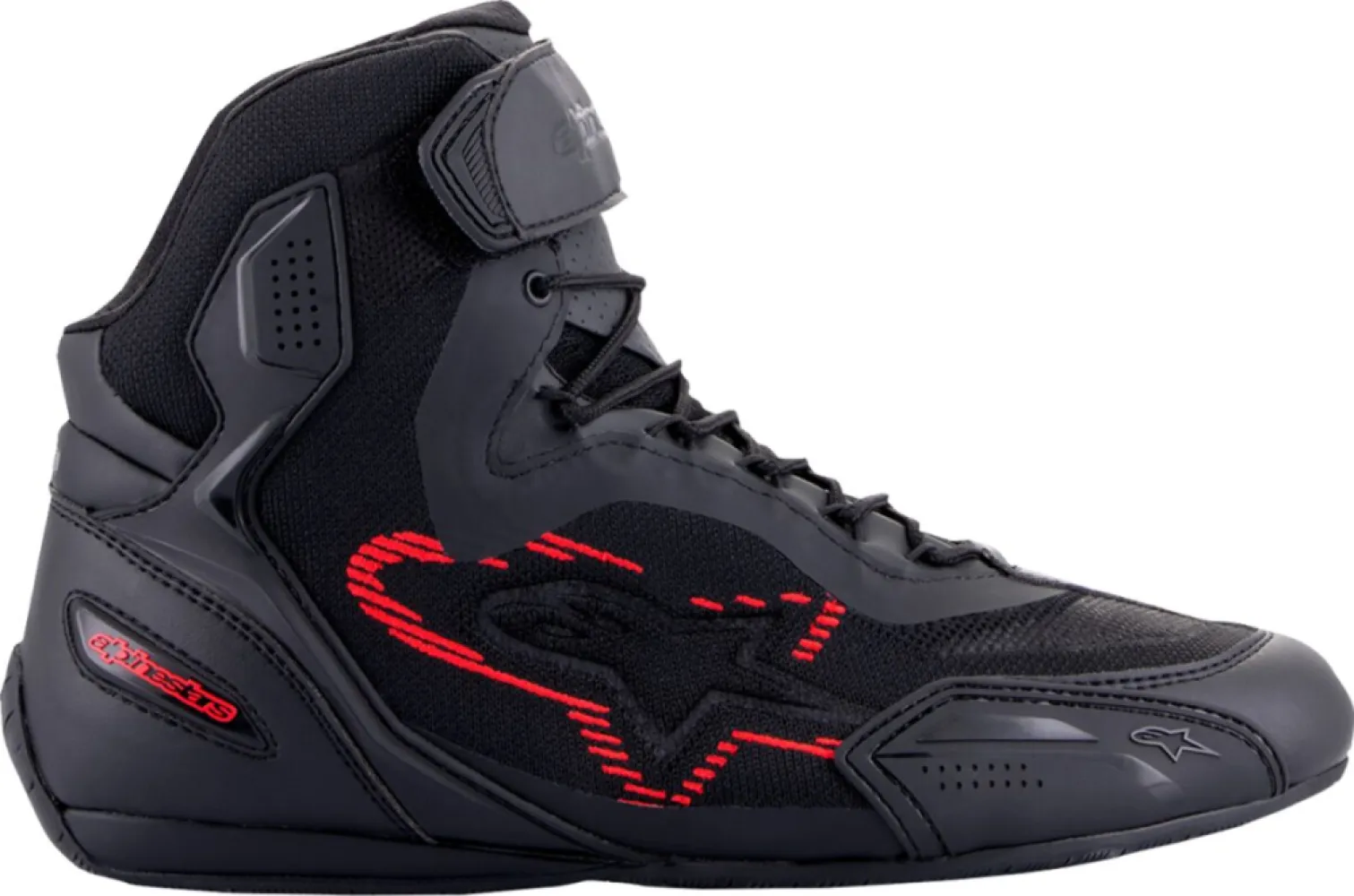 ALPINESTARS (ROAD) - SHOE FAST3-RK BLK/G/RED 7 - 34053156