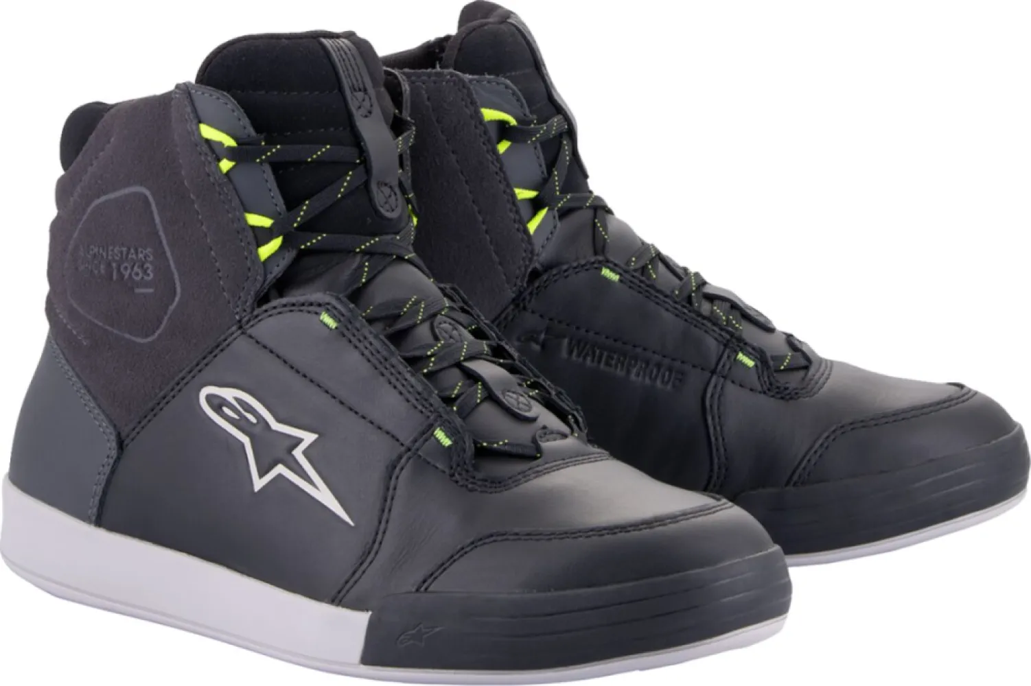ALPINESTARS (ROAD) - SHOE CHROME BLK/GY/YL 10 - 34053171
