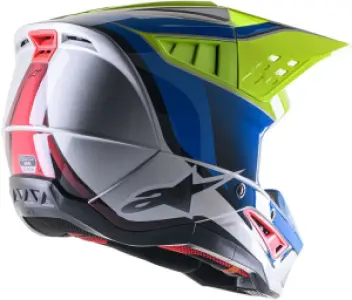 ALPINESTARS(MX) - HELMET SM5 SAIL YLW/BL 2X - 01108440