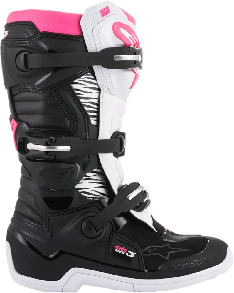 ALPINESTARS(MX) - BOOT 4W TECH3 BK/WT/PK 6 - 34101939