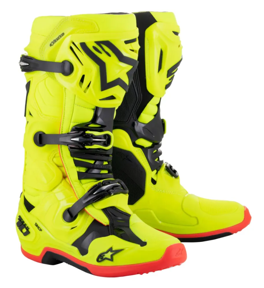 ALPINESTARS(MX) - BOOT TECH 10 YLW/BK/RD 9 - 34103001