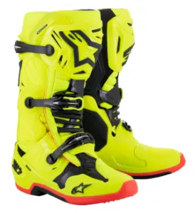 ALPINESTARS(MX) - BOOT TECH 10 YLW/BK/RD 12 - 34103004