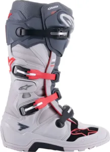 ALPINESTARS(MX) - BOOT T7 ENDURO GRAY/RD 11 - 34103037
