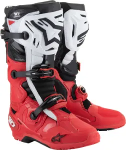 ALPINESTARS(MX) - BOOT TECH 10 ENDURO BRIGHT RED - 34103237