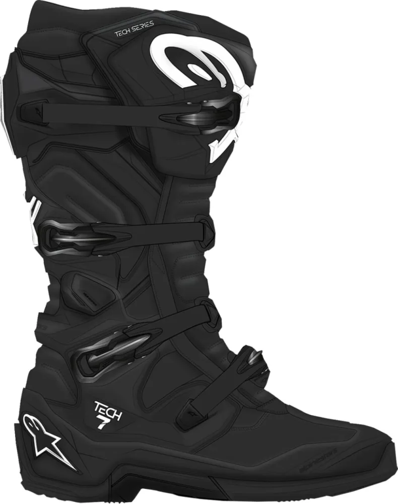 ALPINESTARS(MX) - BOOT TECH 7 BLACK 15 - 34103256