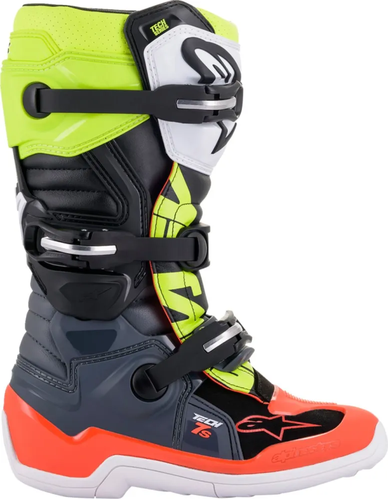 ALPINESTARS(MX) - BOOT TECH7S GY/RD/YL 2 - 34110577