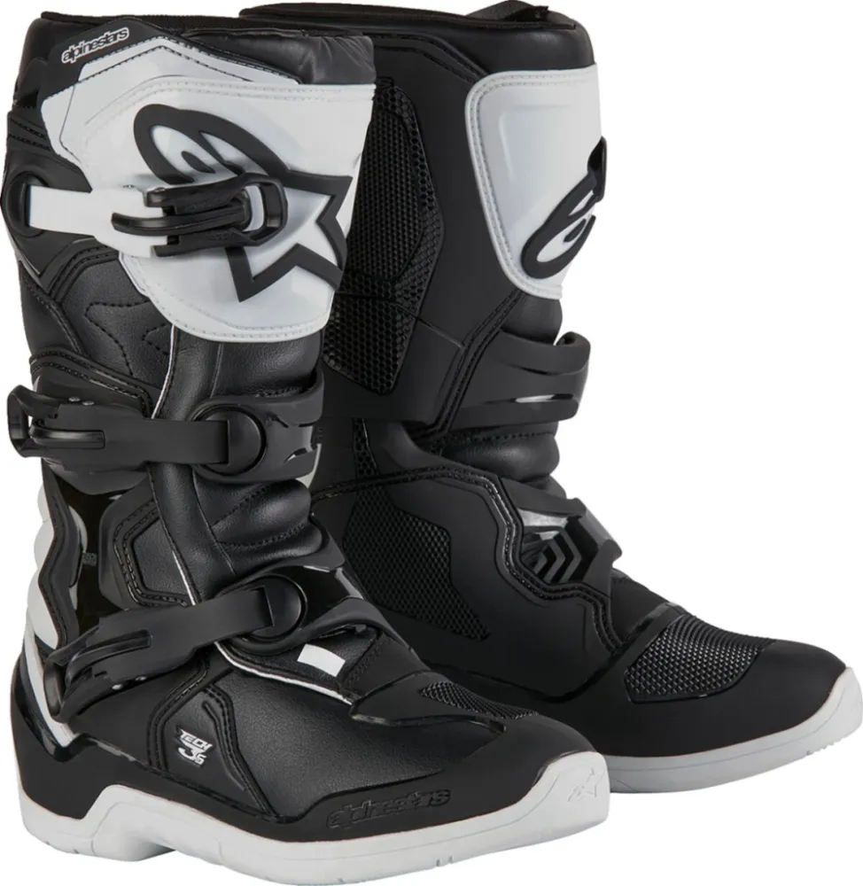 ALPINESTARS(MX) - BOOT TECH3S YTH WHT/BLK 2 - 34110676