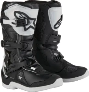 ALPINESTARS(MX) - BOOT TECH3S YTH WHT/BLK 6 - 34110680