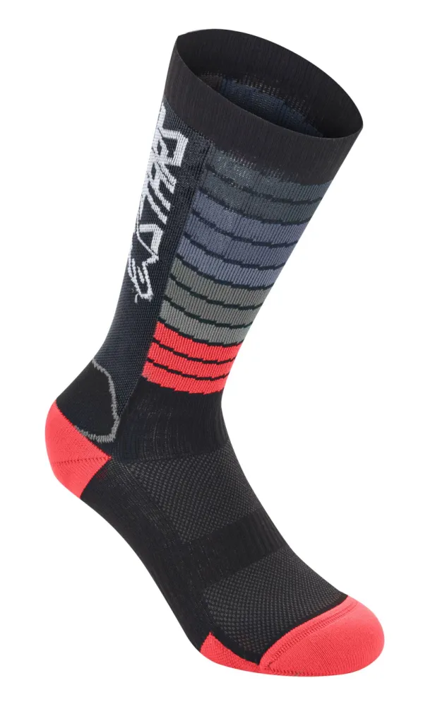 ALPINESTARS BICYCLE - SOCKS DROP 22 BLK/RD M - 34310727