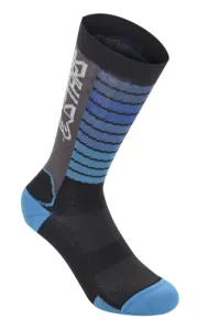 ALPINESTARS BICYCLE - SOCKS DROP 22 BLK/AQ L - 34310725