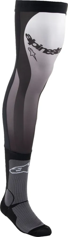 ALPINESTARS(MX) - SOCK KNEE BRACE BLK/WT SM - 34310812