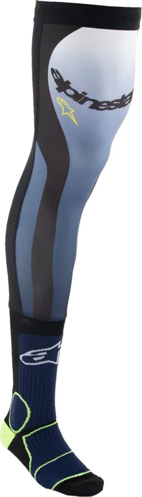 ALPINESTARS(MX) - SOCK KNEE BRACE NAV/YL SM - 34310816
