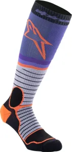 ALPINESTARS(MX) - SOCK MX PRO PUR/BK/GY L - 34310820