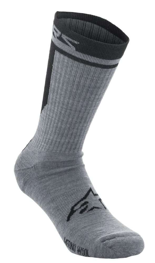 ALPINESTARS BICYCLE - SOCKS MERINO 24 GRAY/BLACK S - 34310890