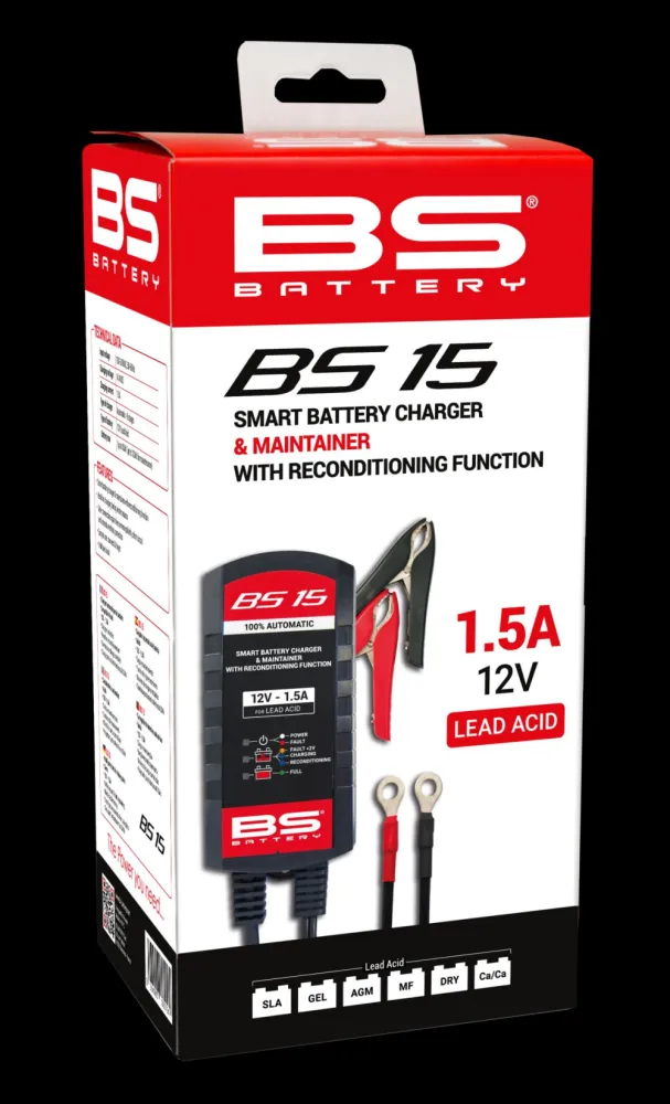 BS BATTERY - CHARGER BS15 12V-1.5A - 38070463