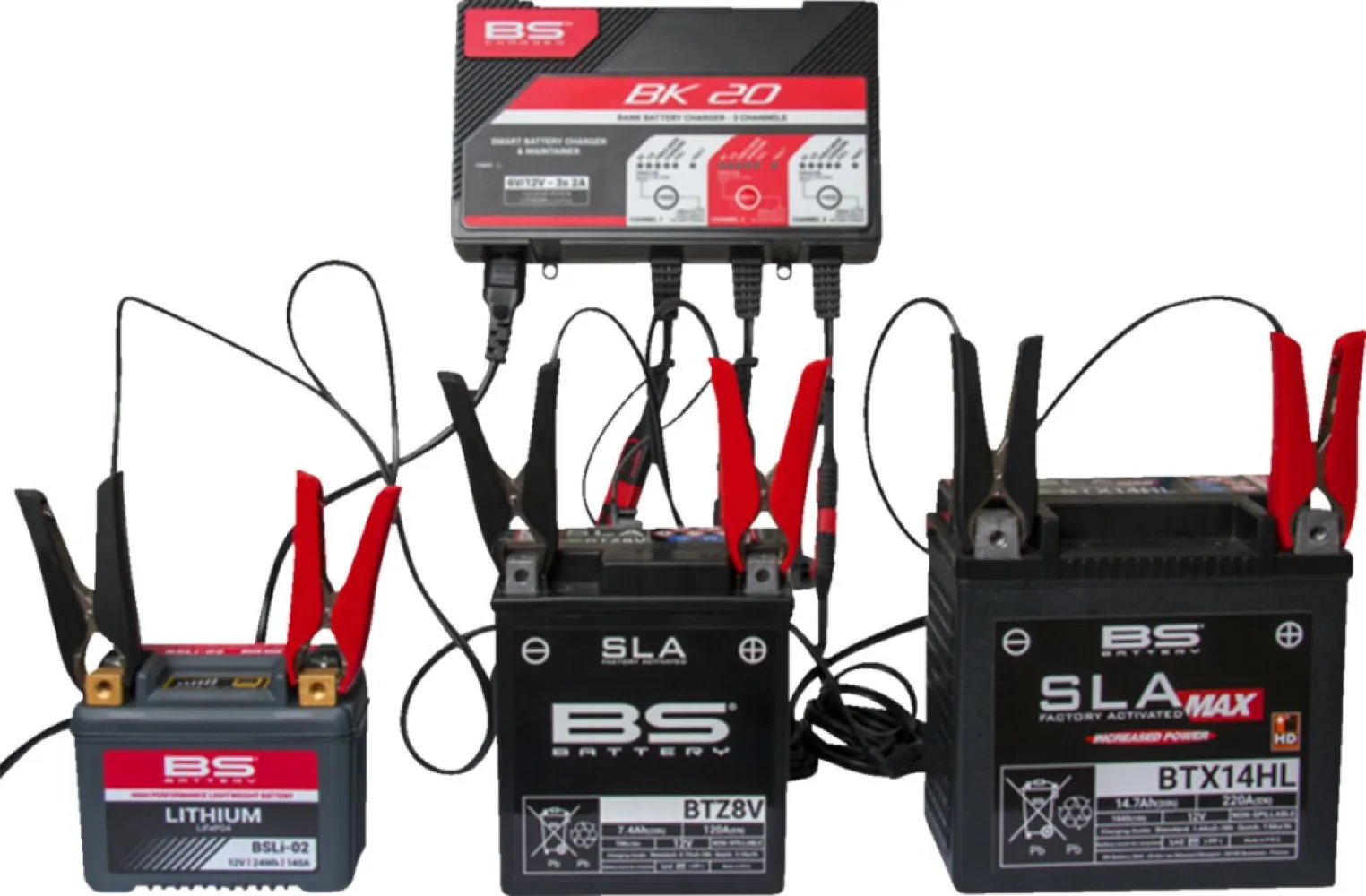 BS BATTERY - CHARGER BK20 12V 3X2A - 38070588