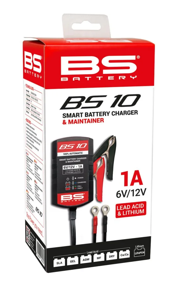 BS BATTERY - CHARGER BS10 6V/12V-1A - UK Pl - 38070696