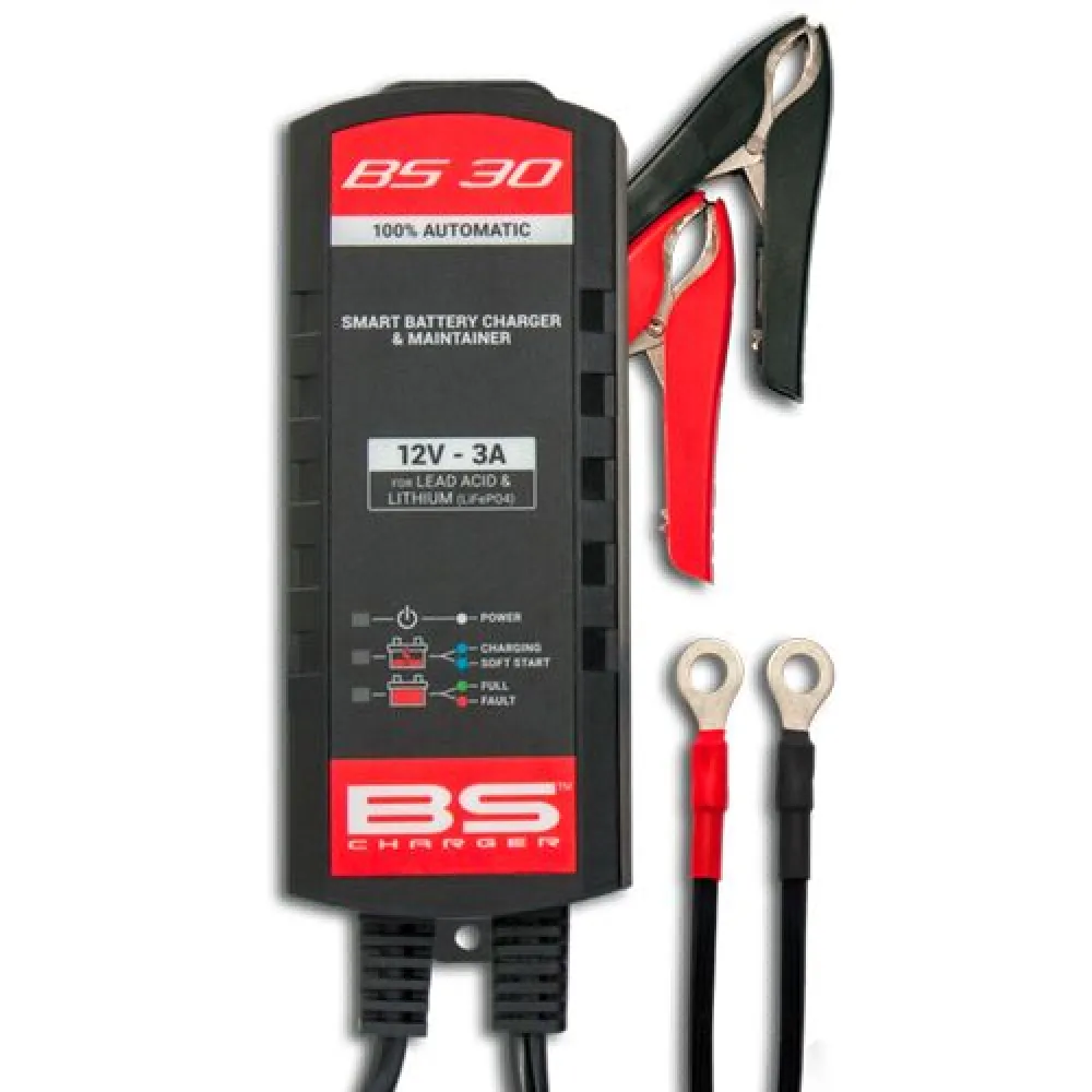 BS BATTERY - CHARGER BS30 12V 3A - UK PLUG - 38070706