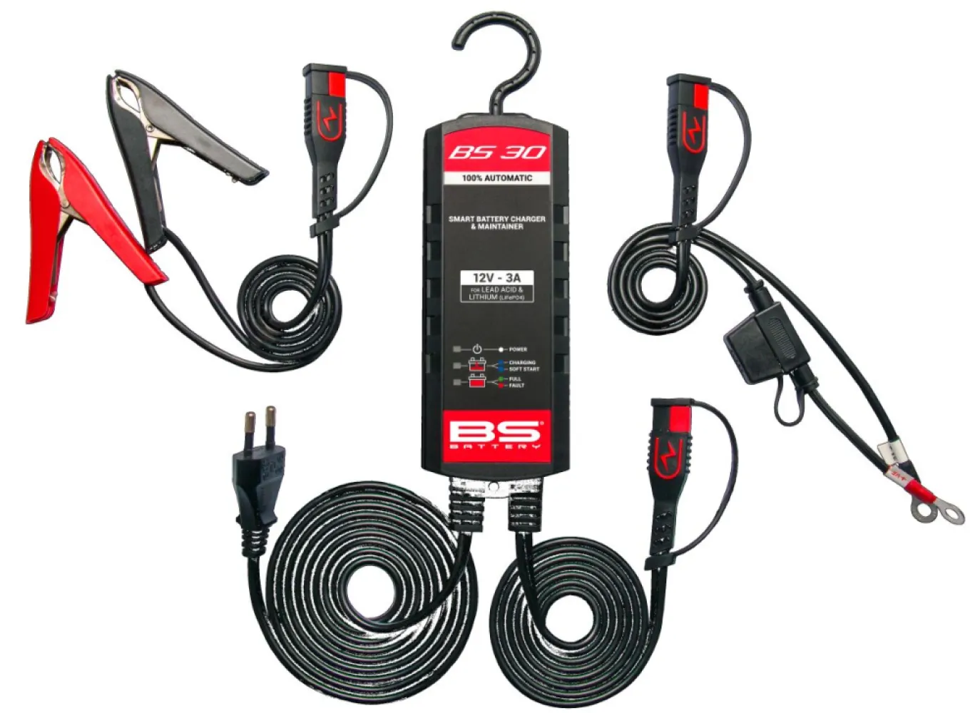 BS BATTERY - CHARGER BS30 12V 3A - UK PLUG - 38070706