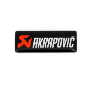 AKRAPOVIC - STICKER GEL BK 30x11 - 43202411