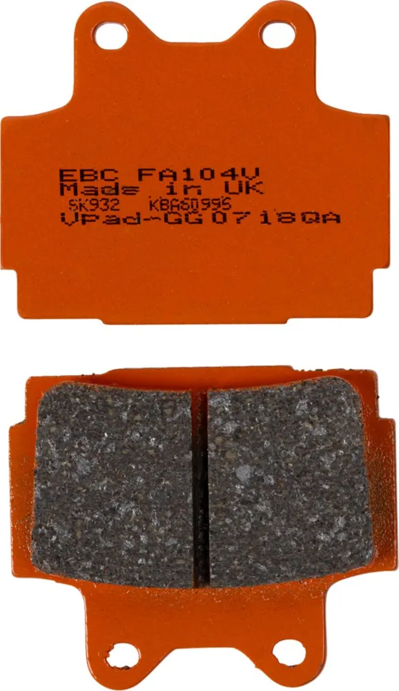 EBC - BRAKE PAD FA SER ORGANIC - FA104