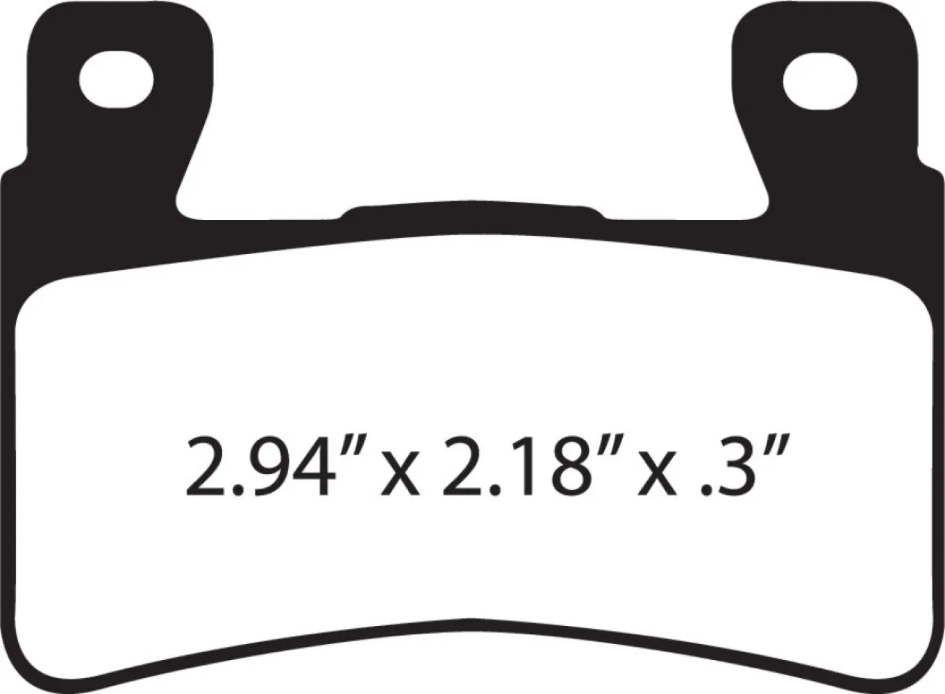 EBC - BRAKE PAD SINTERED HH - FA296HH
