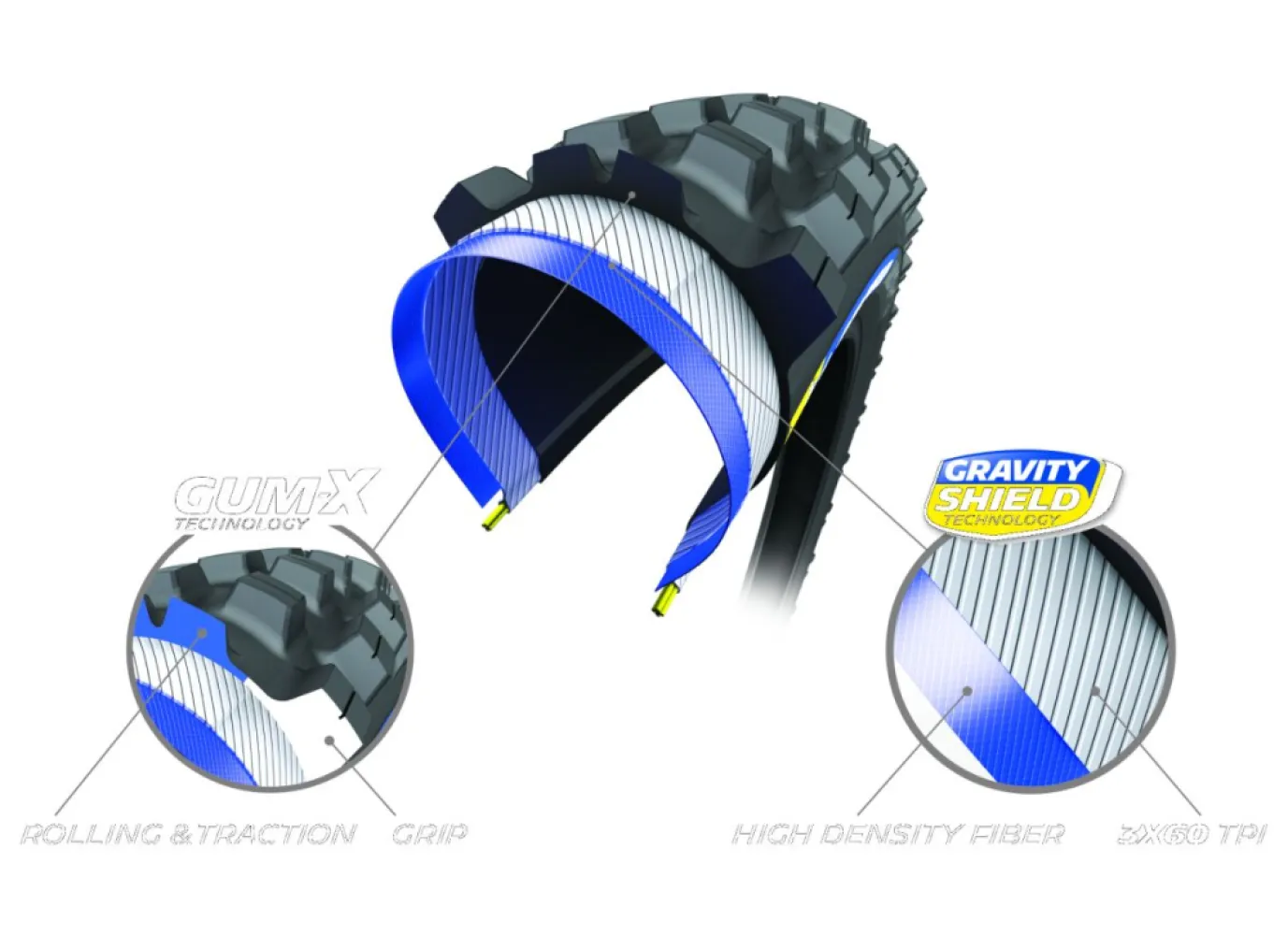 MICHELIN - WILD AM2 COMP 27.5X2.40 - 03440126