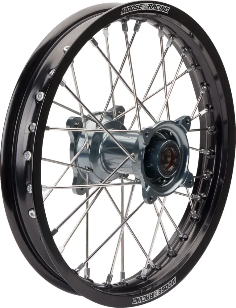 MOOSE OFFROAD HARD-PARTS - RR WHEEL KTM 21+ 16X1.85 GR/BK - 02040686