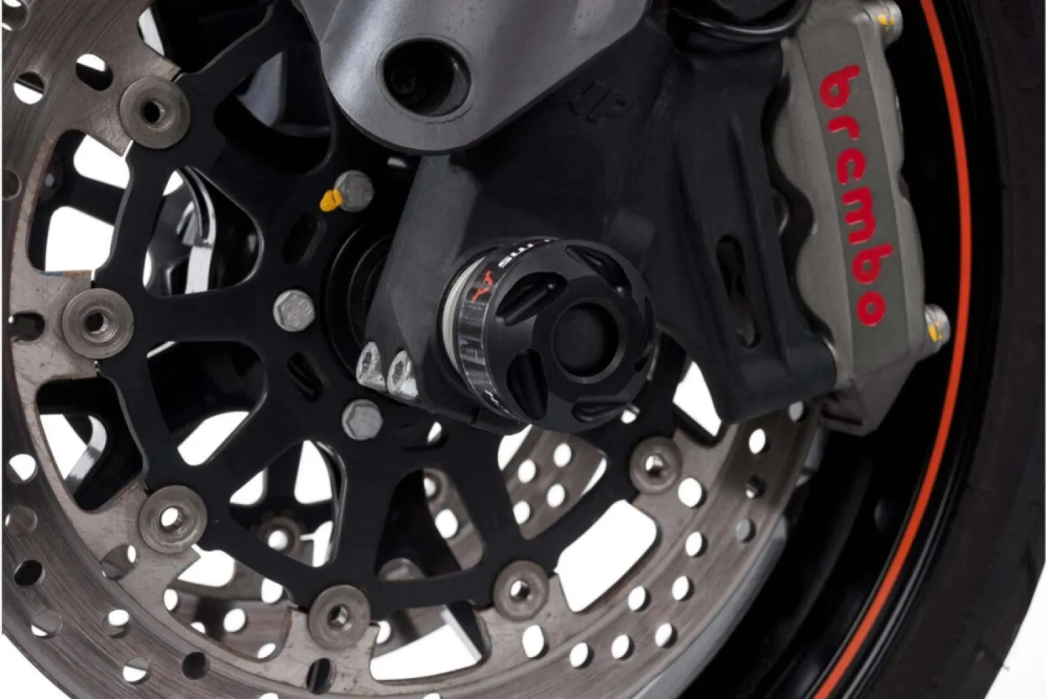 SW-MOTECH - FRONT AXLE SLIDER SET - 05052125