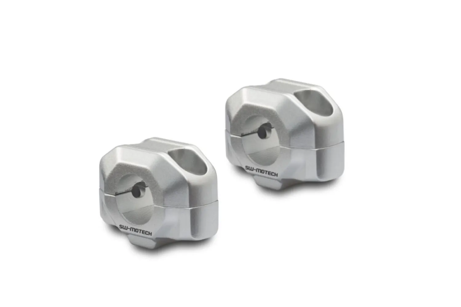 SW-MOTECH - BAR RISER FOR 22MM SILVER - 06021136