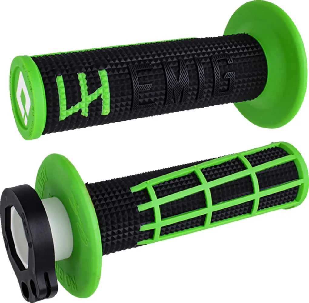 ODI - EMIG GRIP 2.0 BLK/GRN - 06303031