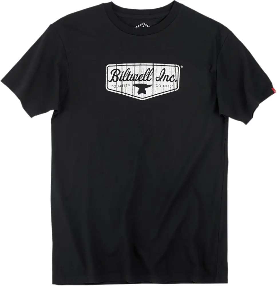 BILTWELL - TEE BW SHIELD BLK SM - 303017413