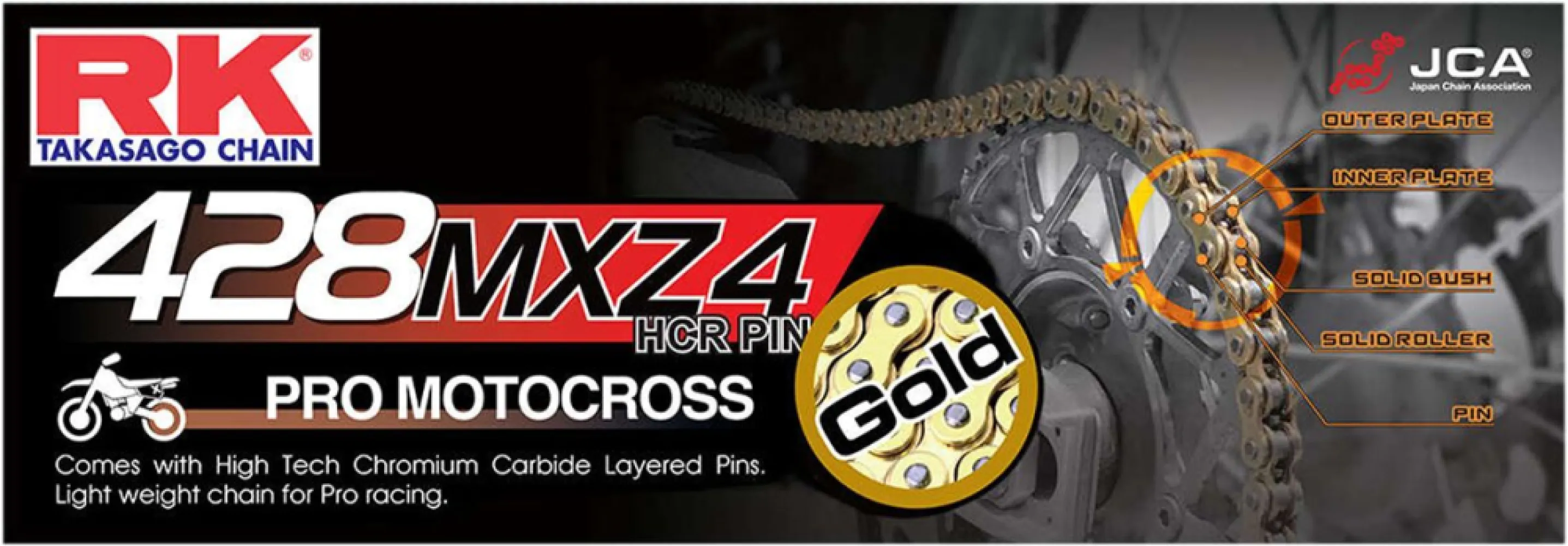 RK - CHAIN RK428MXZ4 GG 120C - 12210265