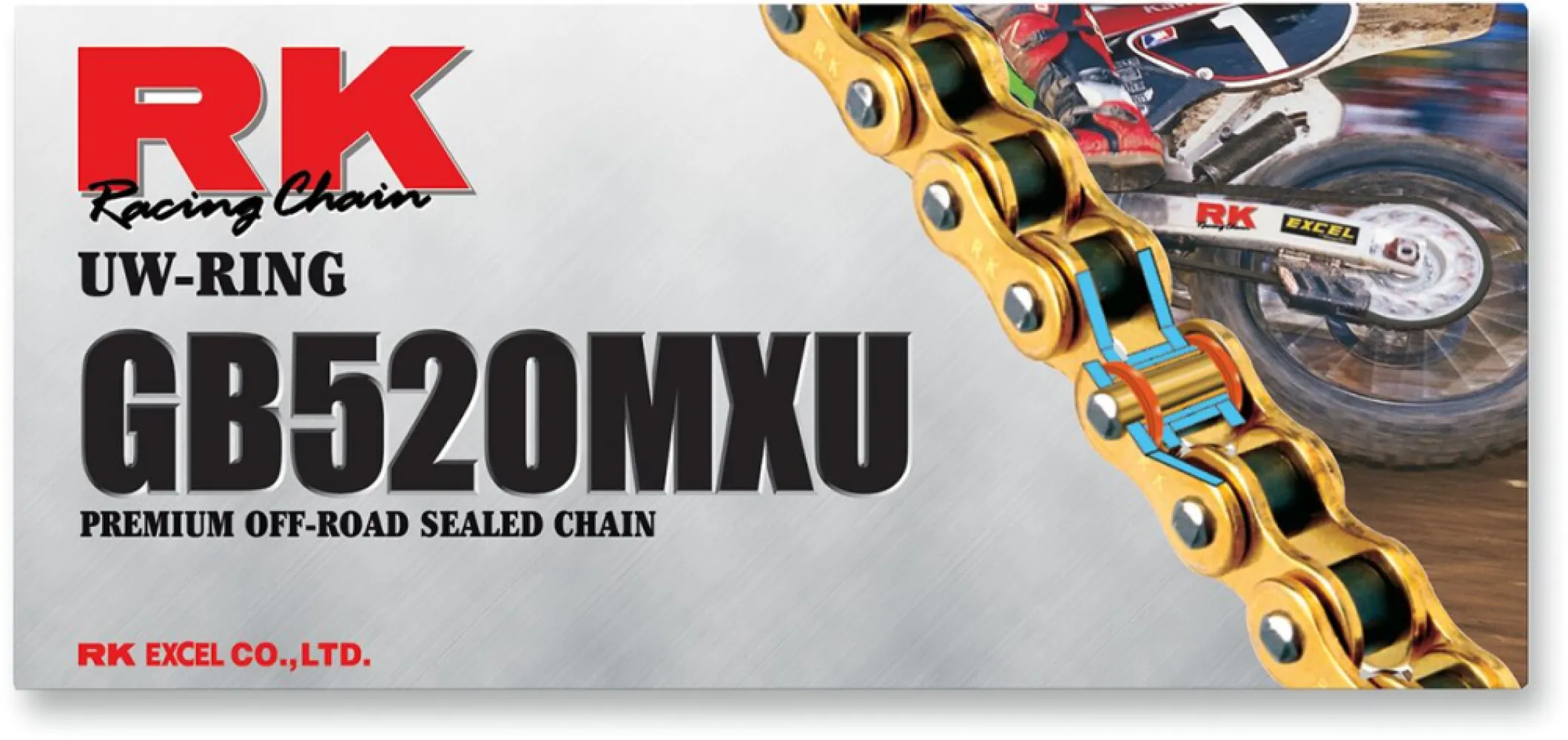 RK - CHAIN RK520MXU GG 118C - 12230743