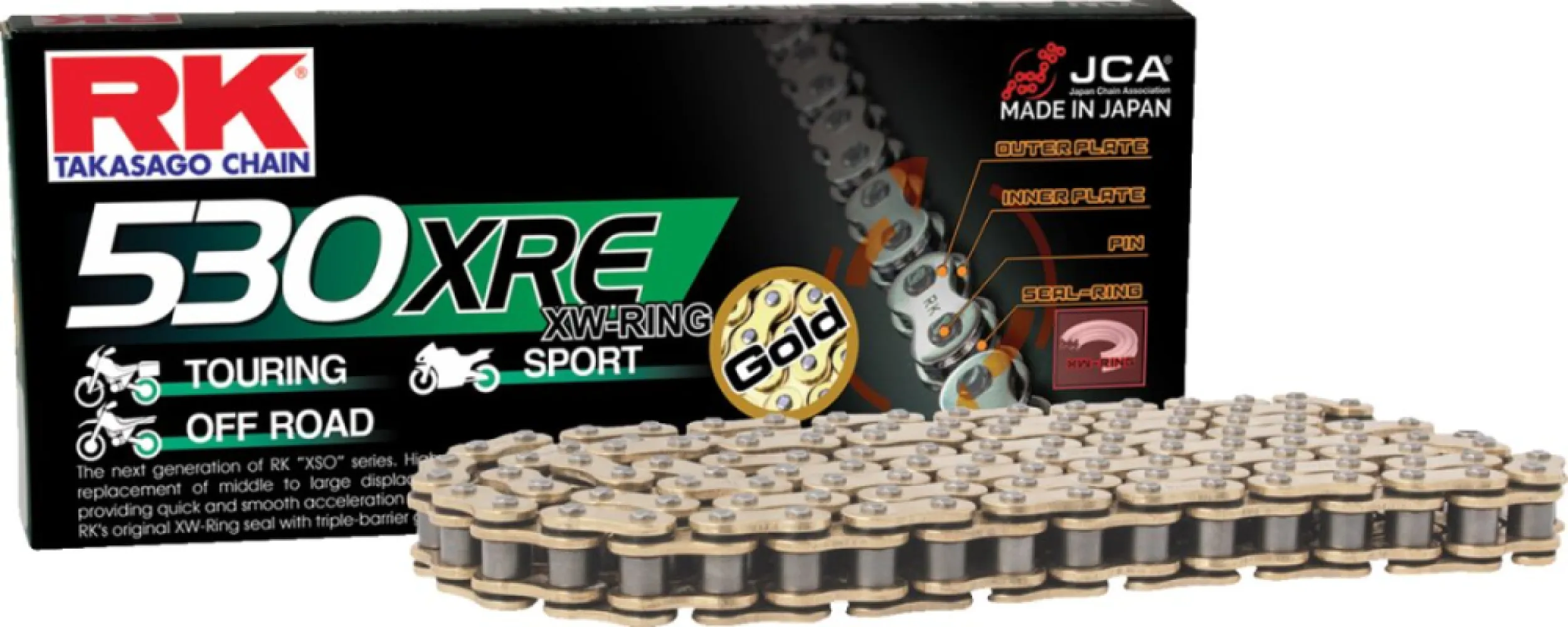 RK - CHAIN RK530XRE GB 112R - 12232016