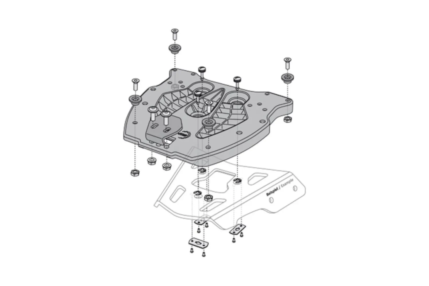 SW-MOTECH - LUGGAGE ALU-RACK ADPT - 15100517