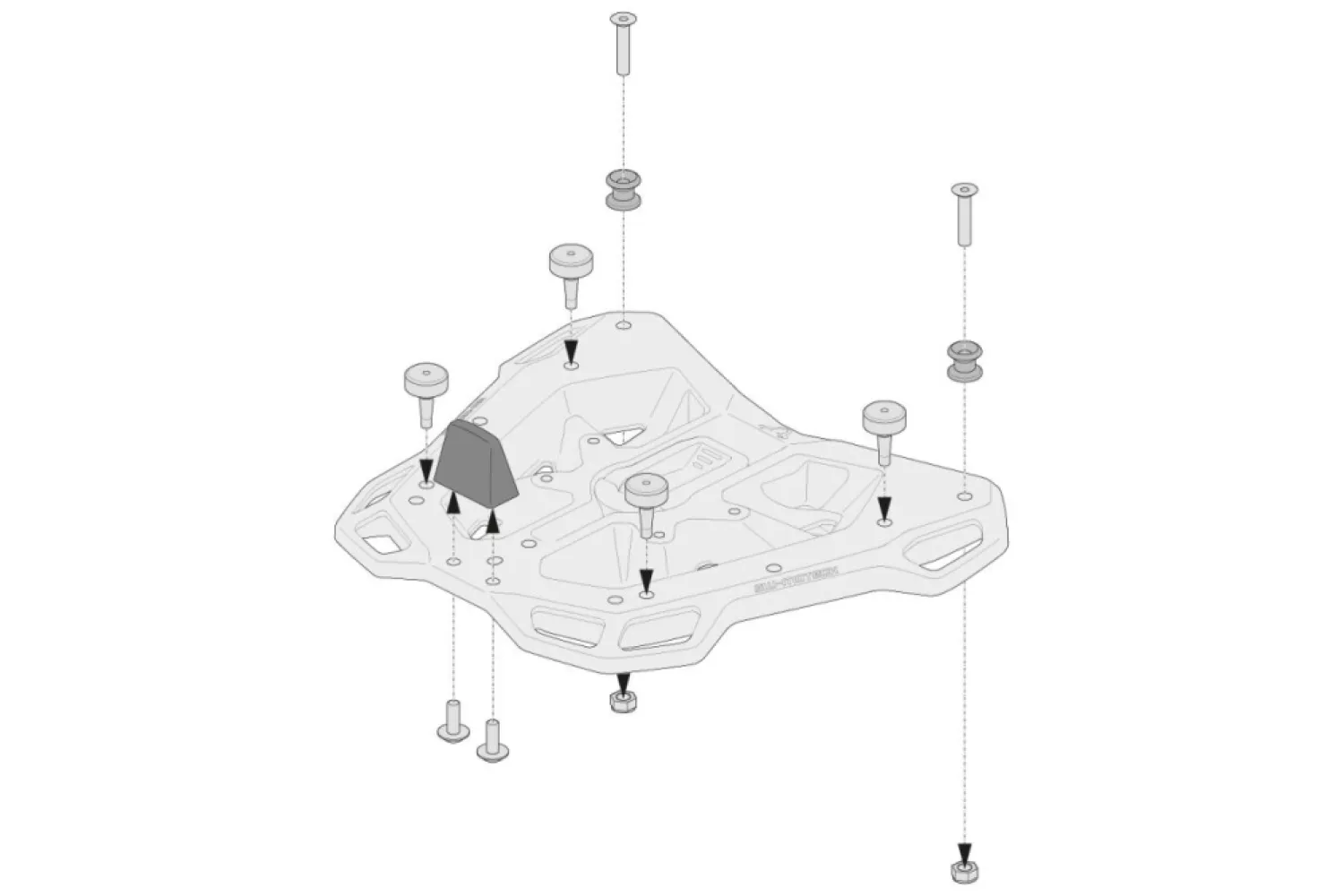 SW-MOTECH - ADPT KIT ADVENTURE-RACK - 15100907
