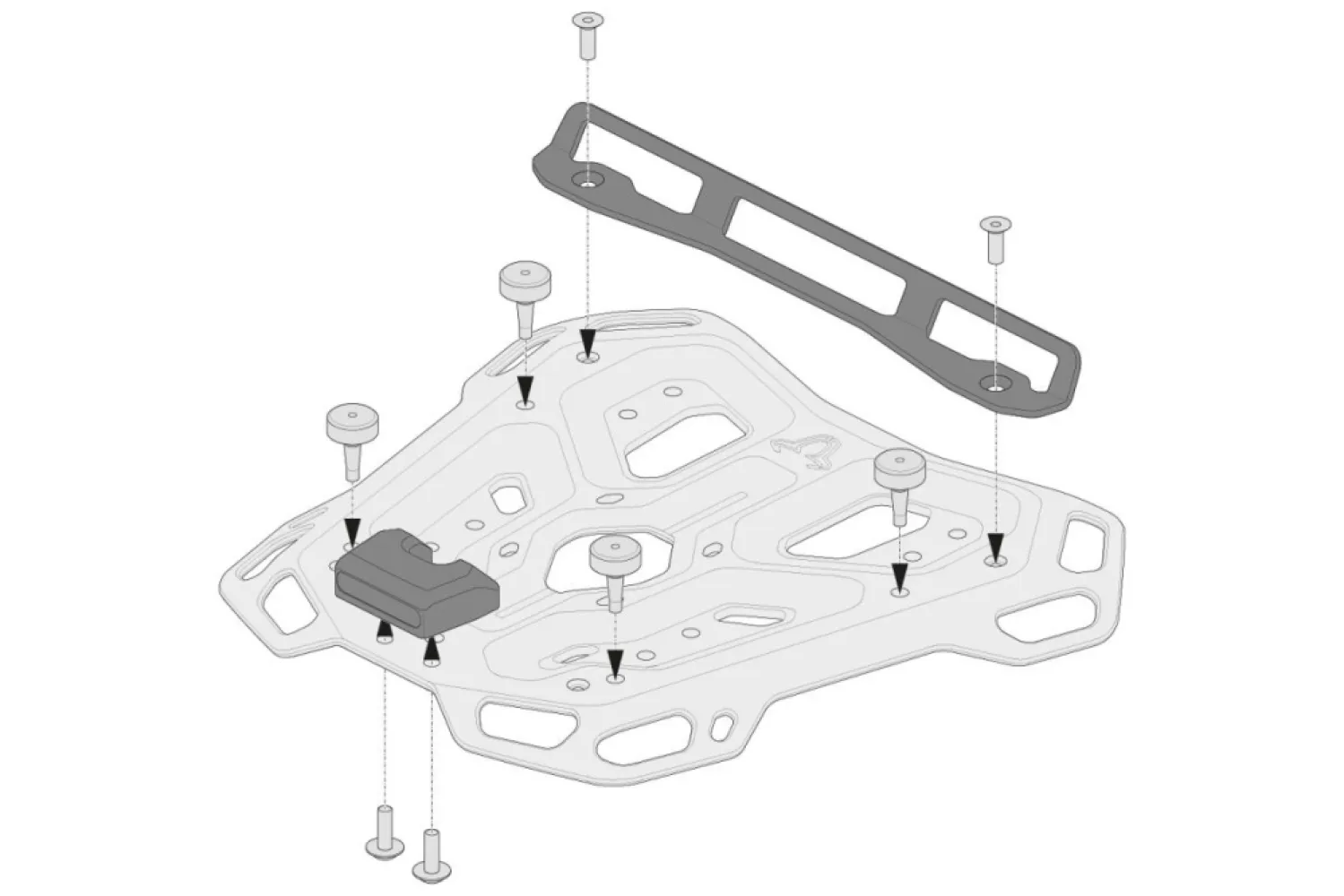 SW-MOTECH - ADPT KIT ADVENTURE-RACK - 15100908