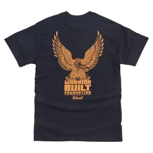 BILTWELL - TEE WARRIOR BUILT EAGLE BK MD - 303024914