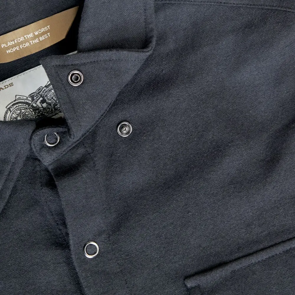 BILTWELL - SHIRT FLANNEL HI TEST BLACK LG - 30403452