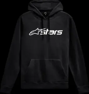 ALPINESTARS (CASUALS) - HOODIE PO BLAZE BLK/WHT V3 XXL - 30506844
