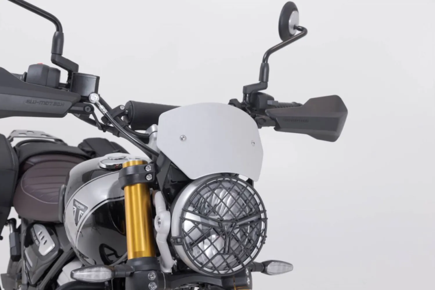 SW-MOTECH - WINDSCREEN SCRAMBLER 400X SILV - 23121259