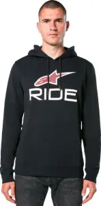 ALPINESTARS (CASUALS) - HOODIE RIDE 4.0 P/O BK/RD/WT L - 30506726