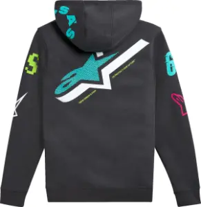 ALPINESTARS (CASUALS) - HOODIE ZIP VARIEGATE GUNMETAL  - 30507003