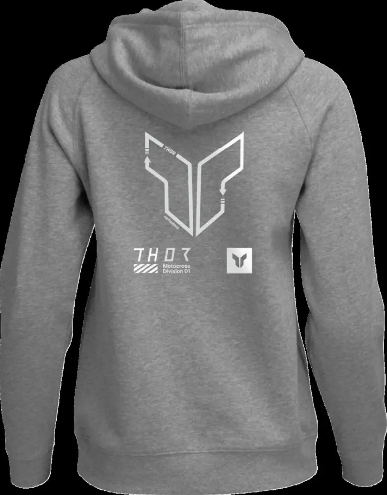 THOR - HOODIE WOMENS TRAX HTR GY LG - 30511242